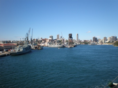 Navy Sea Port in Harbour